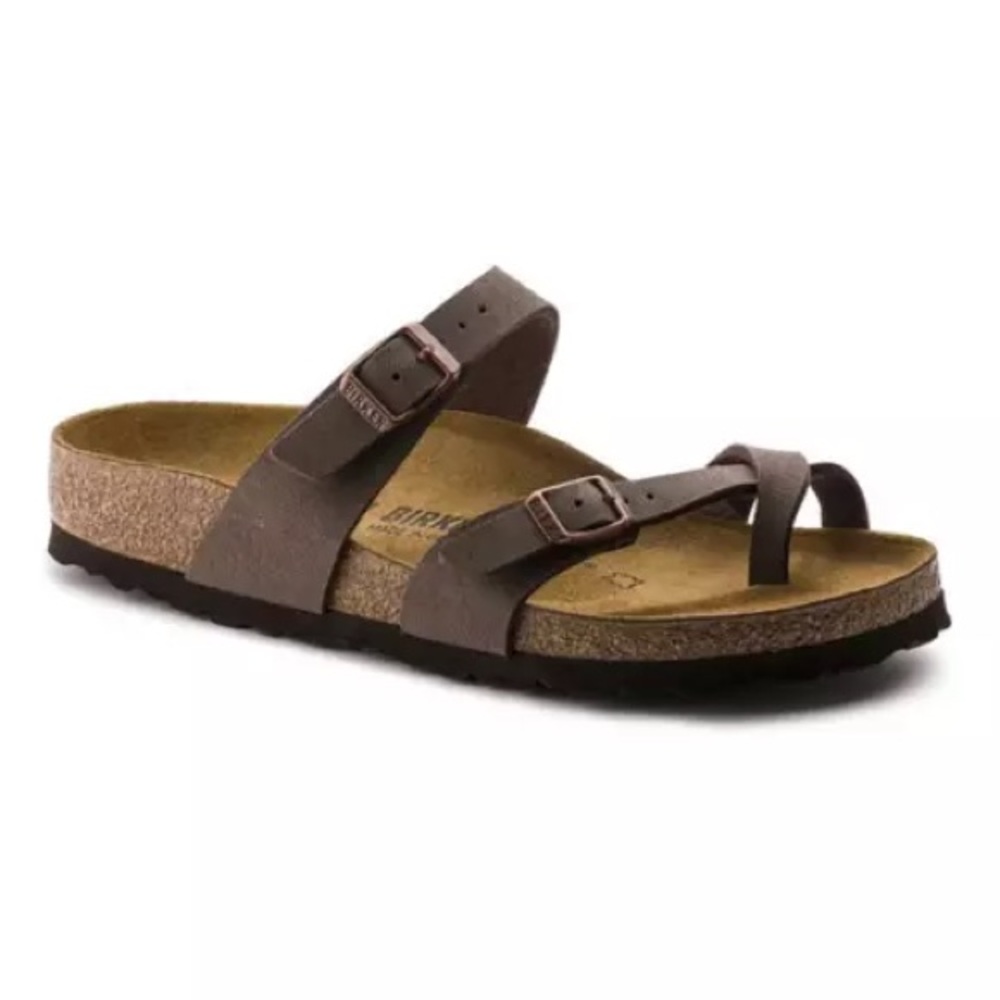 BIRKENSTOCK MAYARI BIRKO-FLOR Dark Brown Black Size‎ 39